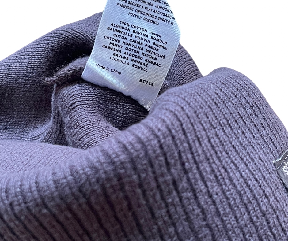 PLUM. Eco friendly beanies. Made with 100% organically grown cotton.