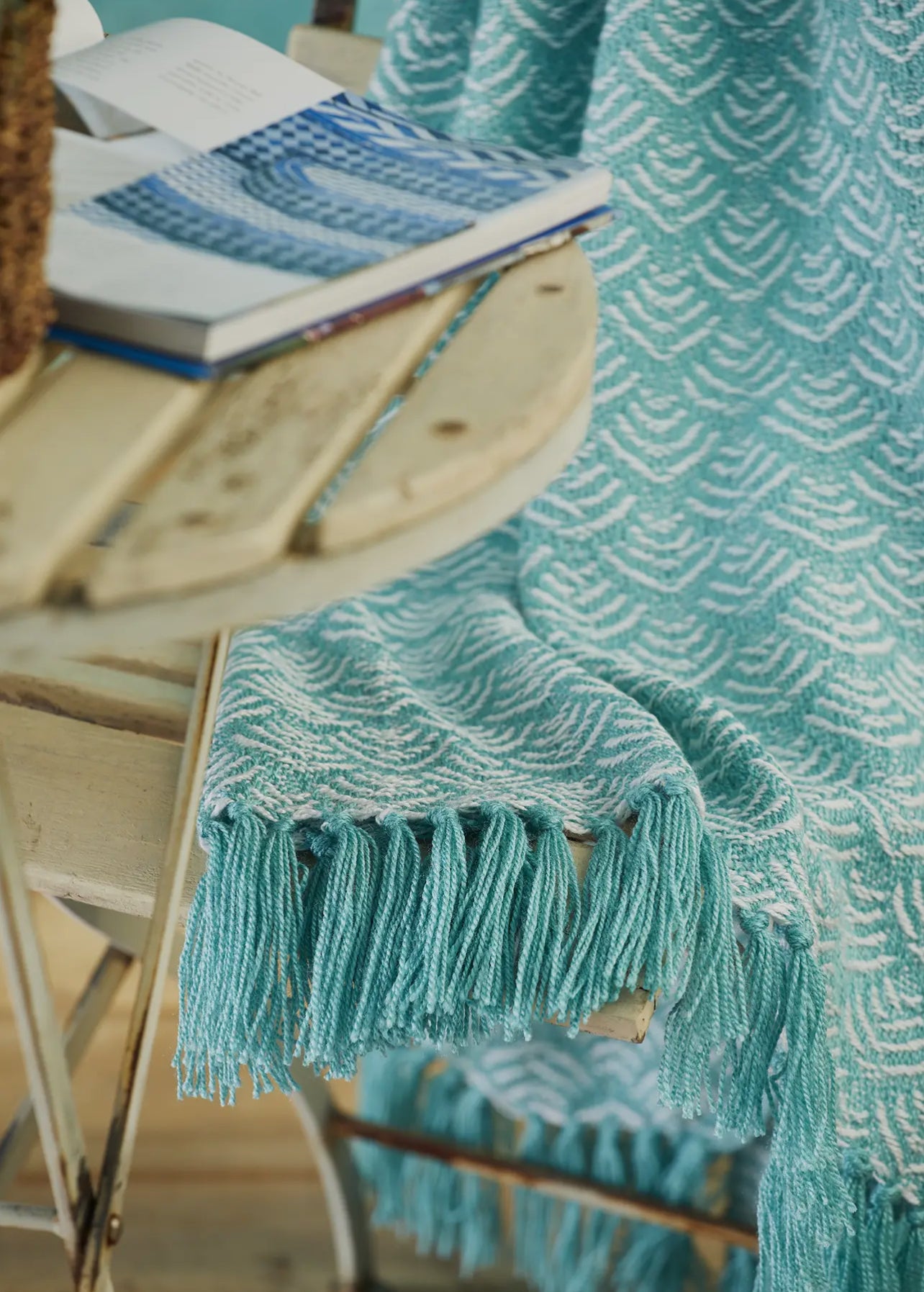 Ocean Waves Blanket - Made From Waste Plastic Bottles