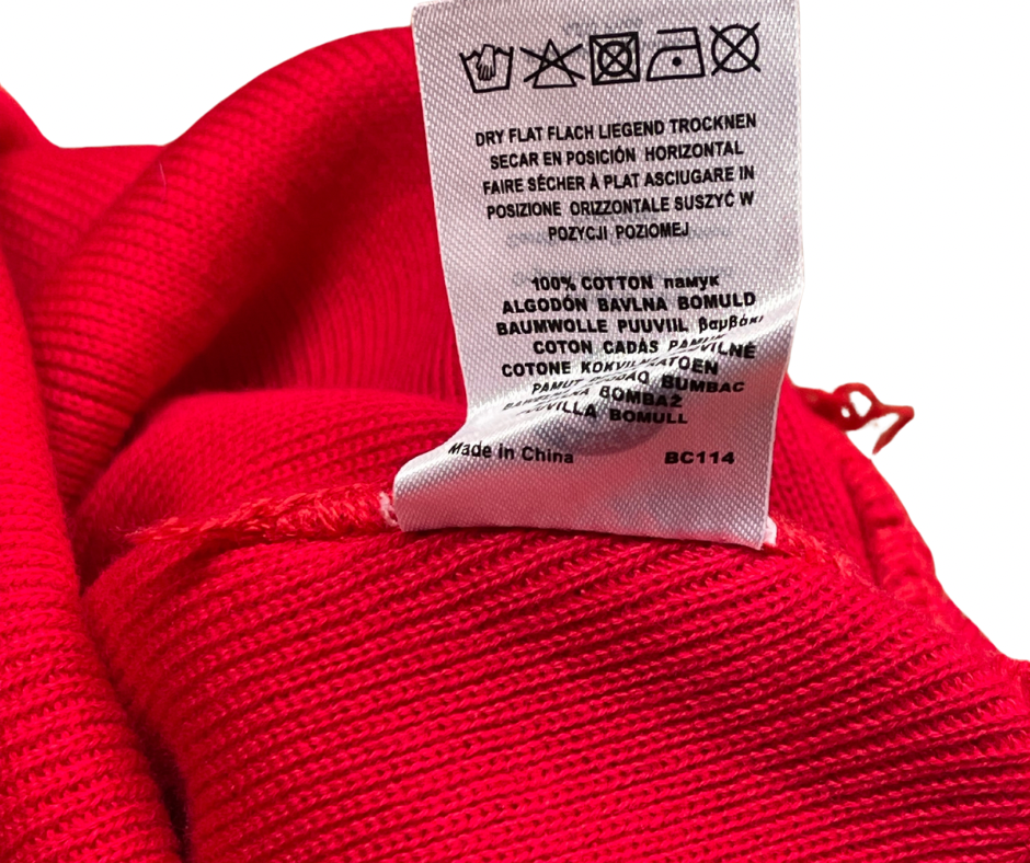 BIG RED. Bonnets écologiques. Fabriqués à 100 % en coton issu de l'agriculture biologique.