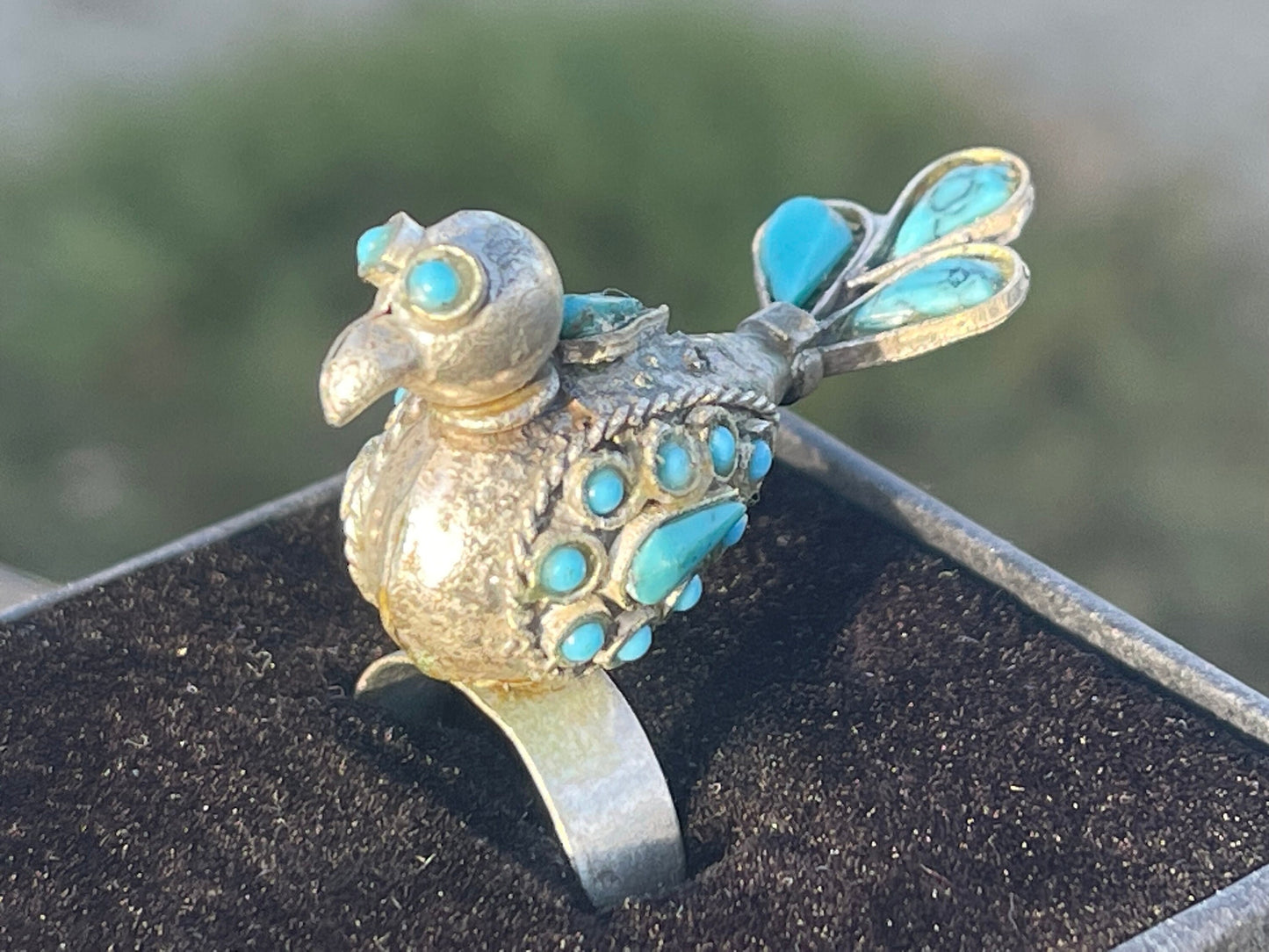 Gypsy jewellery, adjustable vintage bird ring, silver bird ring, vintage bird jewellery, ethical jewellery, gypsy ring, unusual gift for her