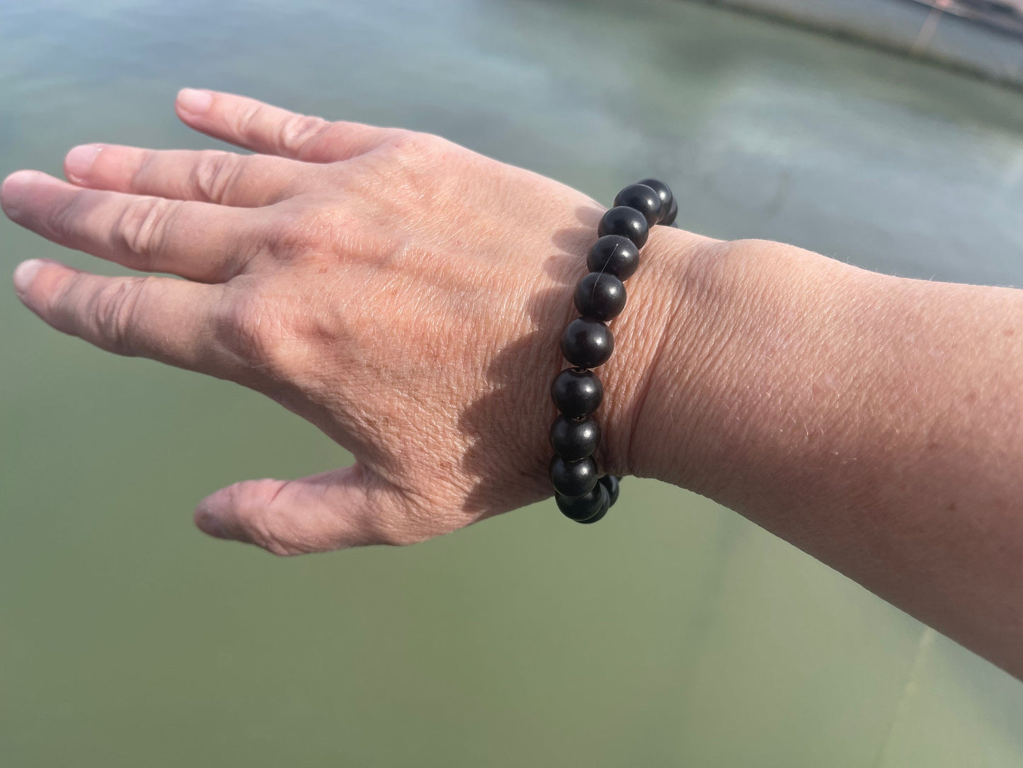 Tiger ebony bracelet, bracelet for a man, mans bracelet, handmade bracelet, wood bracelet, black bracelet, tiger ebony wood. Boho bracelet