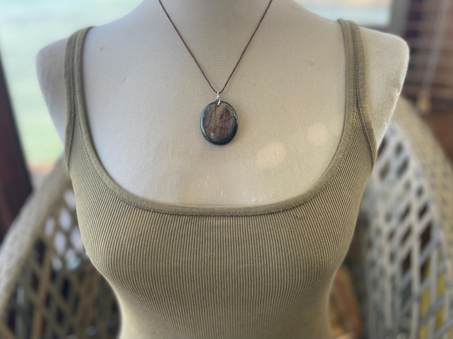 Labradorite necklace, labradorite jewellery. Unusual necklace, boho gift for her, hippy jewellery, labradorite pendant, eco conscious gift