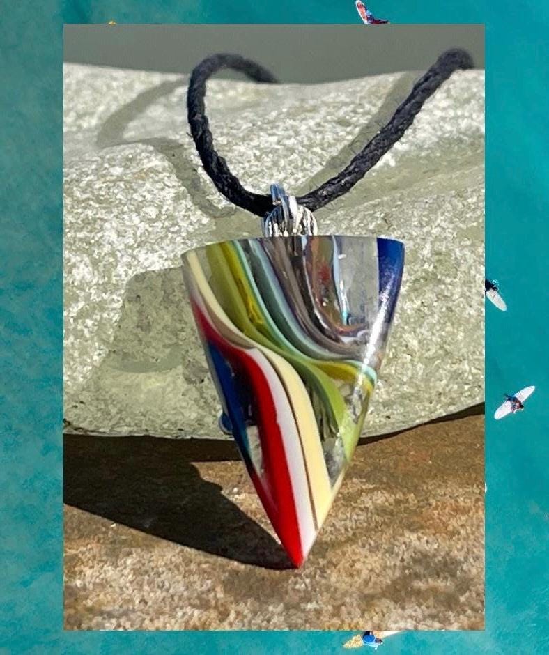 Surfite Pendants. A waste product created when making surfboards. Gift for surfer, unique gifts. Handmade gift for surfers.