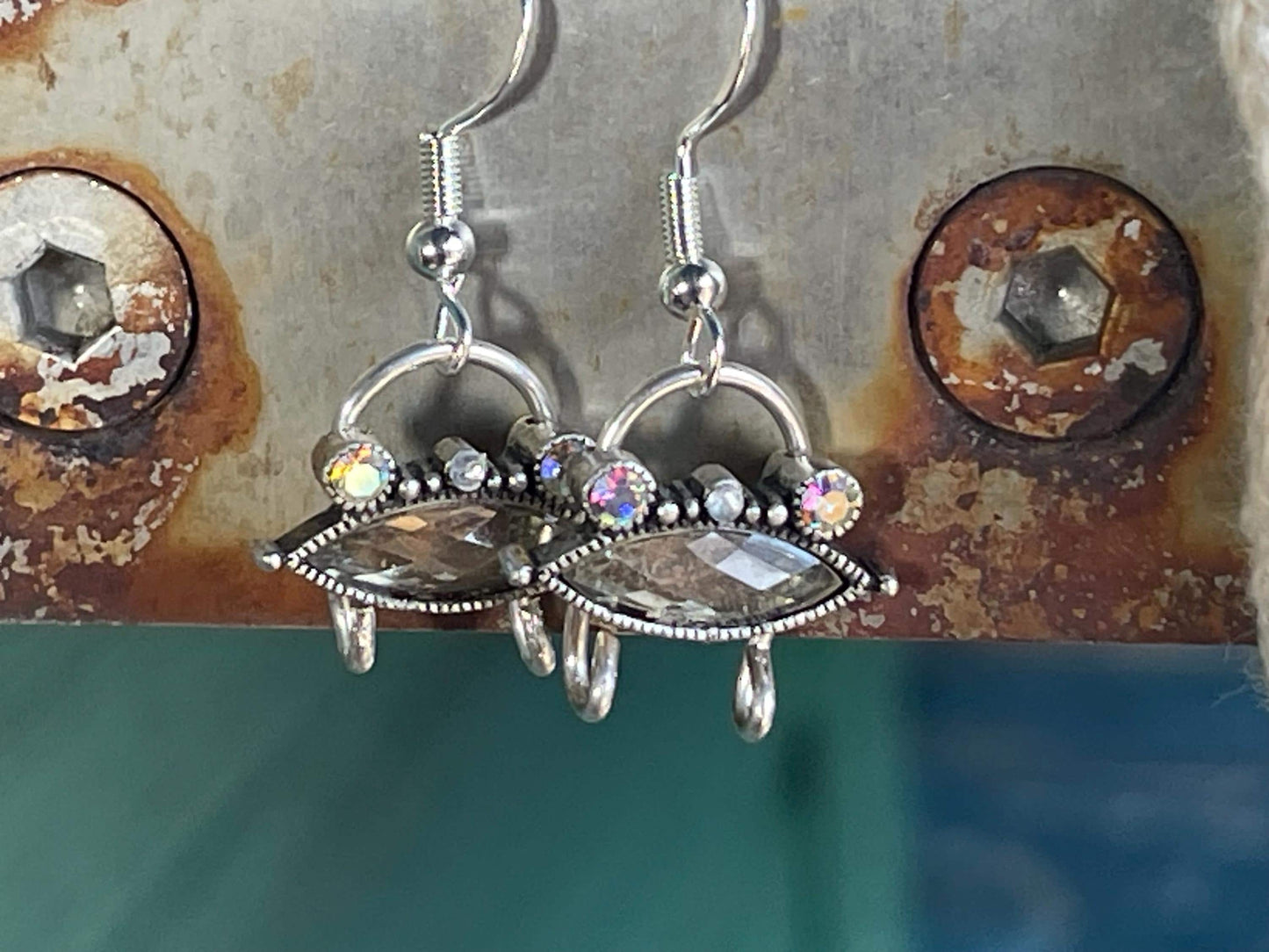 Wide Mouth Frog Earrings on recycled sterling silver. Eco friendly jewellery. Ethical jewelery. handmade frog jewellery. Gift for frog lover