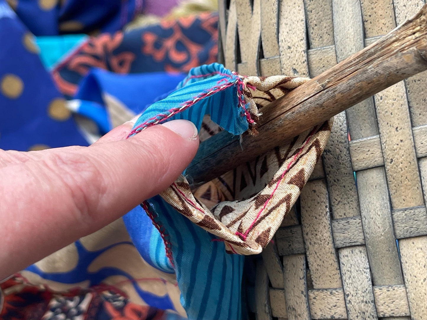 Handmade blue curtains, Recycled Vintage Curtains, Boho Style, Ethical Furnishings, Romantic Gift, Unique Home decor, eco friendly curtains