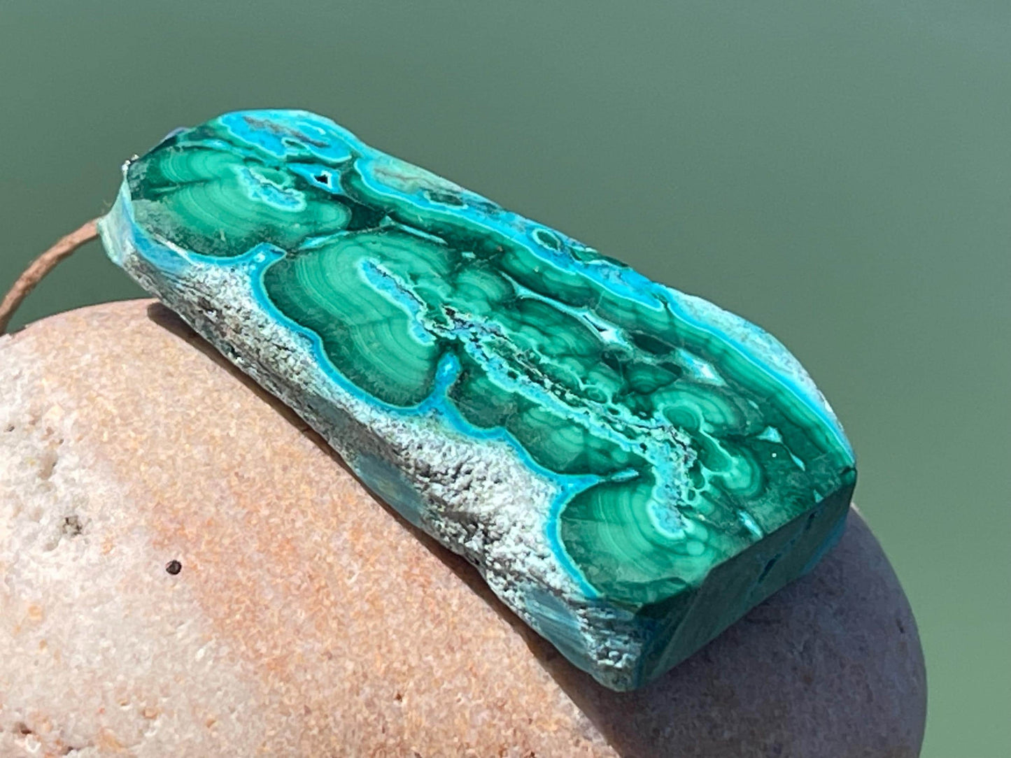Chrysocolla Malachite necklace, ethical jewellery, bohemian necklace, unusual jewellery, malachite pendant, green gemstone necklace
