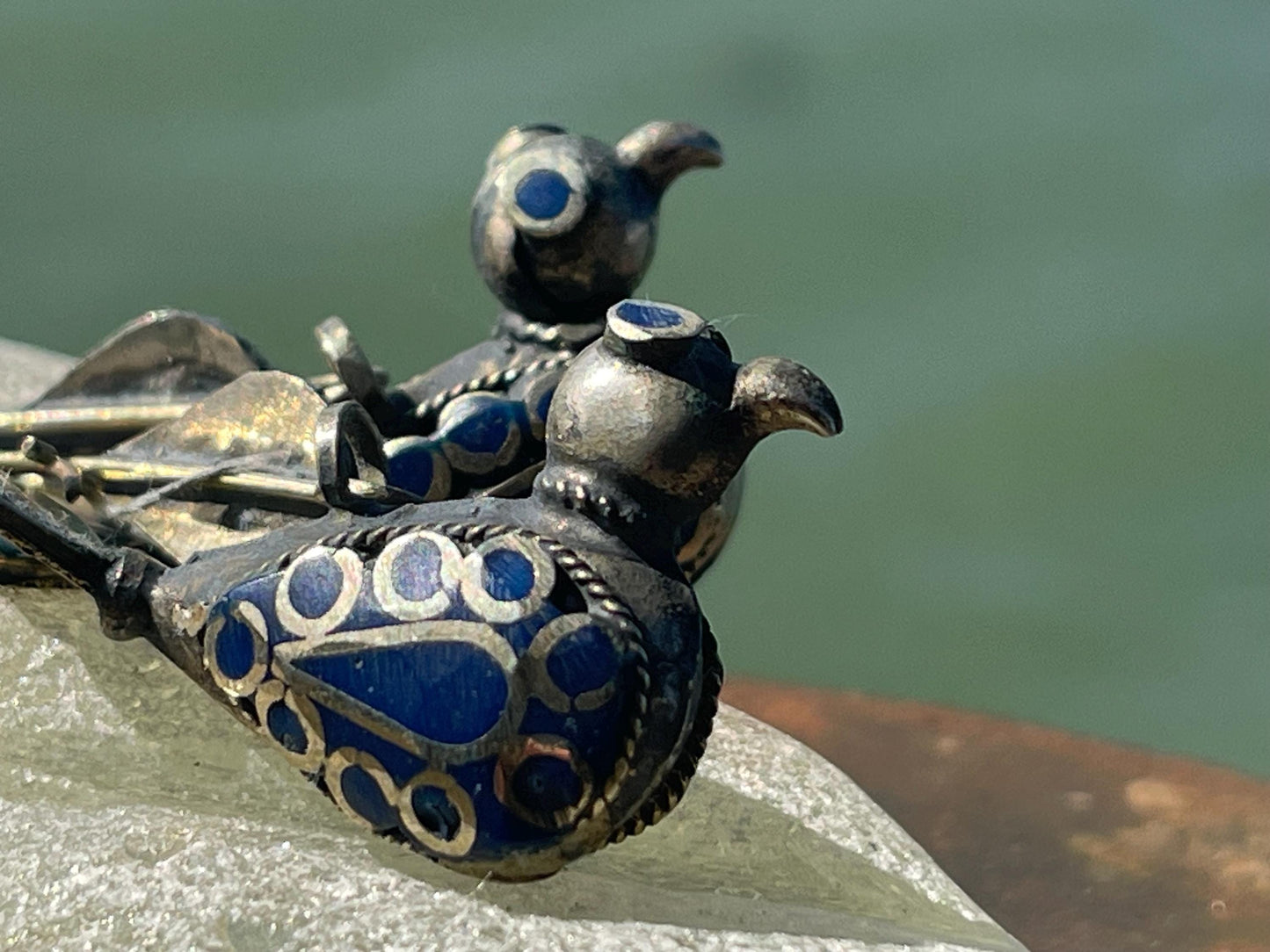 Gypsy jewellery, vintage bird earrings, silver bird earrings, vintage bird jewellery, ethical jewellery, gypsy earrings, unusual gift ideas