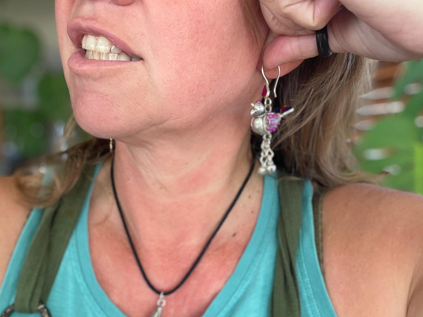 Gypsy jewellery, vintage bird earrings, silver bird earrings, vintage bird jewellery, ethical jewellery, gypsy earrings, unusual gift ideas