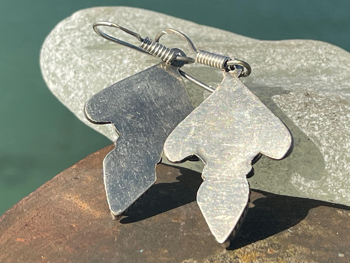 Vintage earrings, unusual jewellery, ethical jewellery, gypsy earrings. Eco friendly jewellery. Ethical jewellery. Sustainable jewellery.