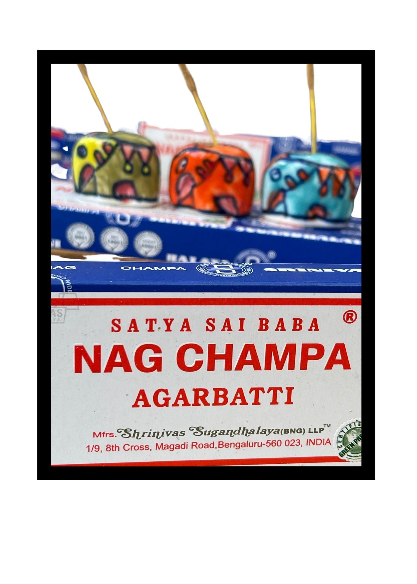 3 LARGE Packs of Nag Champa Incense. Satya Sai Baba original and authentic.