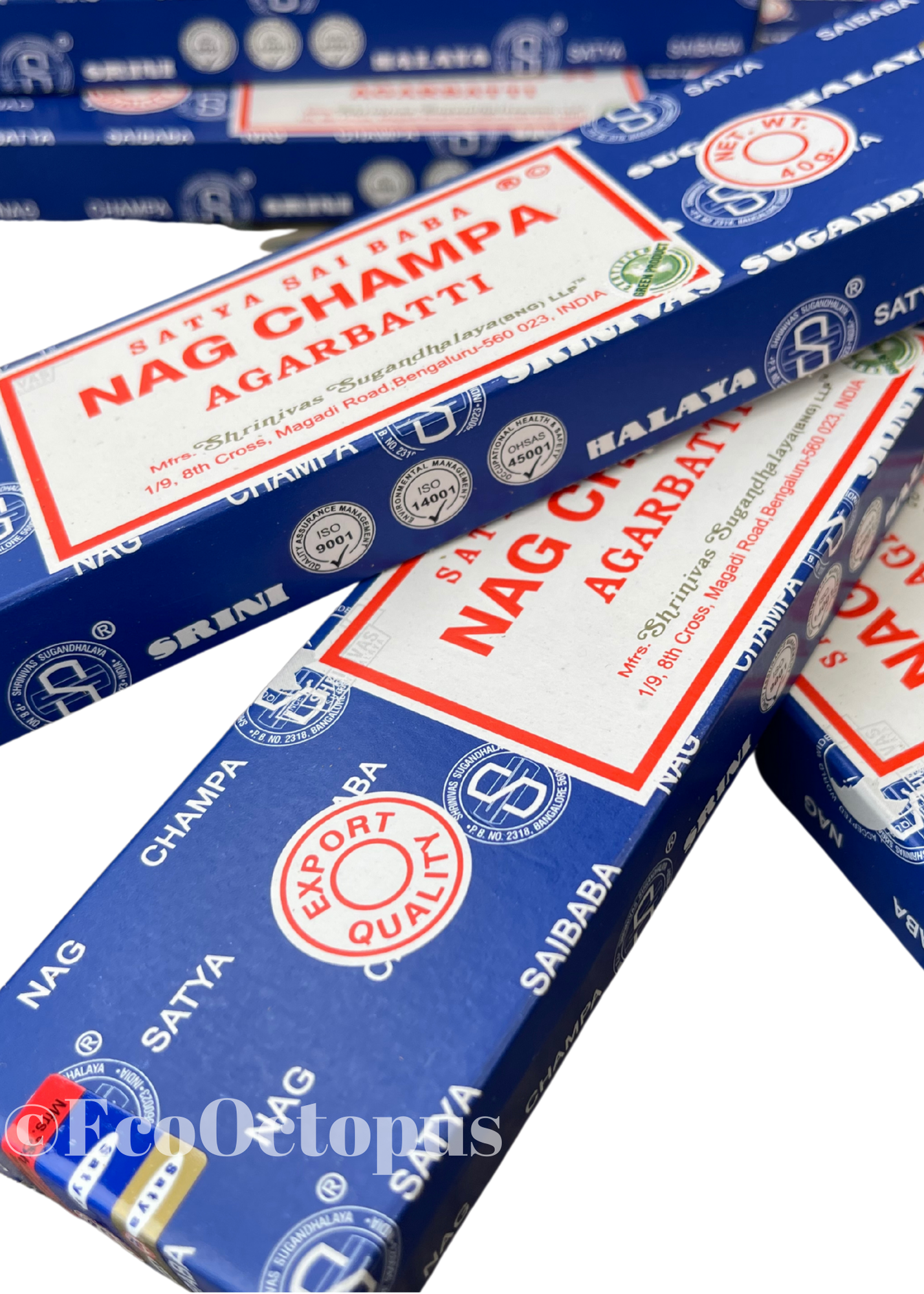 3 LARGE Packs of Nag Champa Incense. Satya Sai Baba original and authentic.