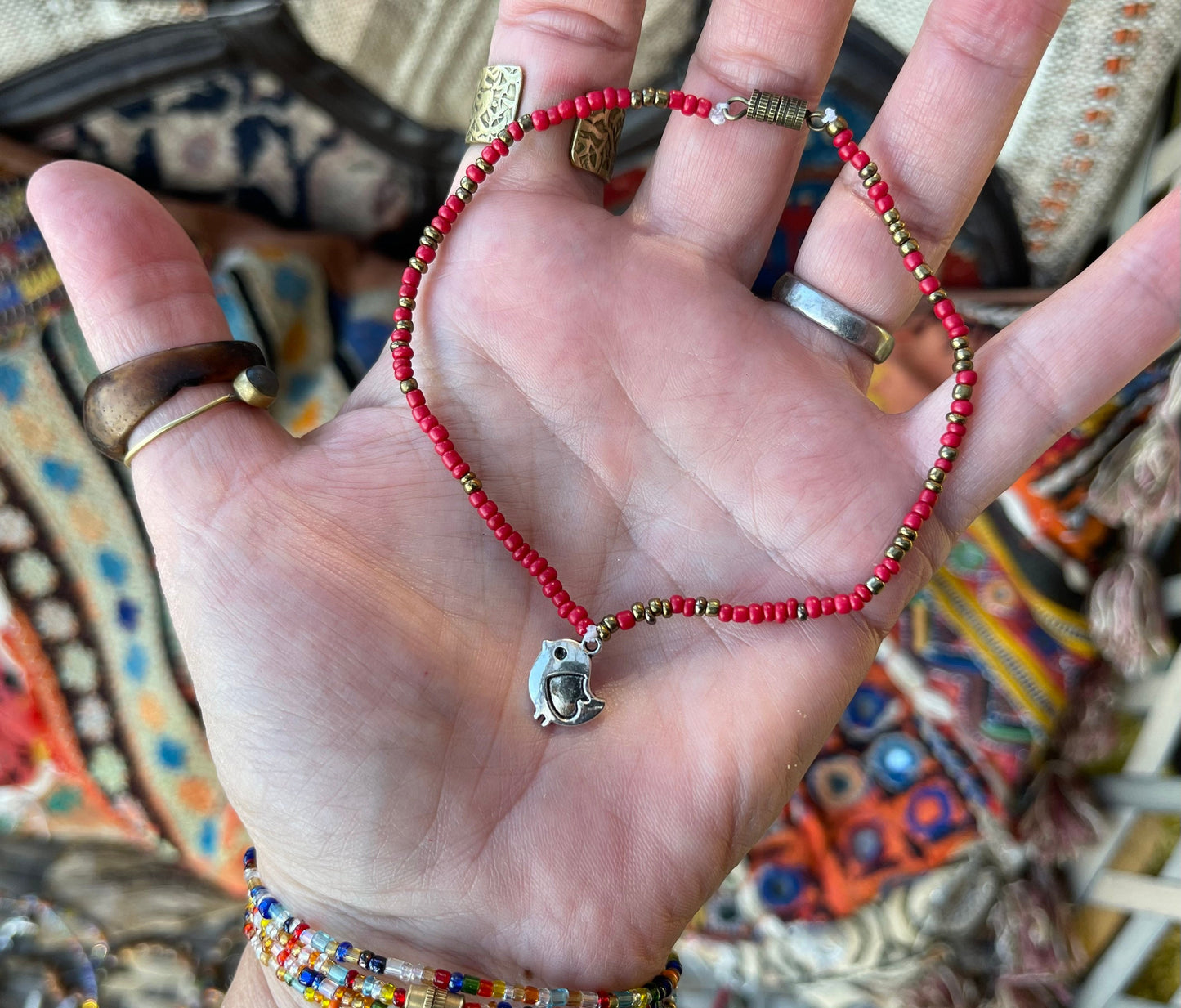 Boho recycled anklets, unusual anklets, surf jewellery, gift for her, handmade, eco friendly jewellery, ethical jewellery recycled jewellery