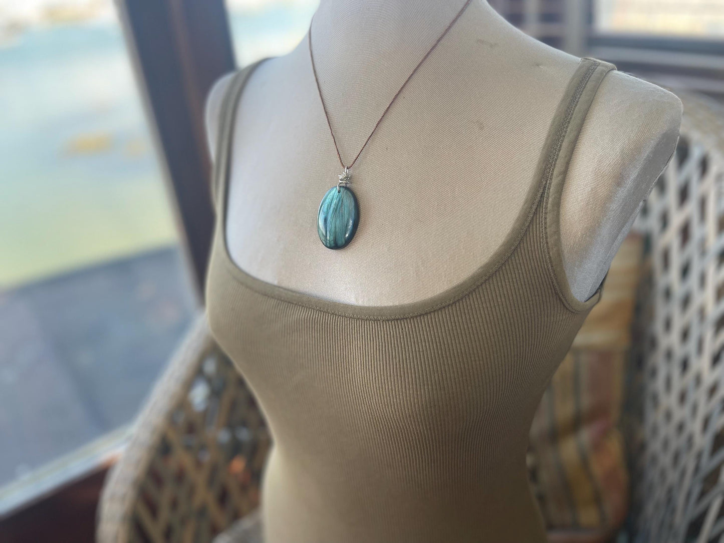 Labradorite necklace, labradorite jewellery, boho gift for her, unusual necklace, ethical jewellery, handmade necklace, labradorite pendant