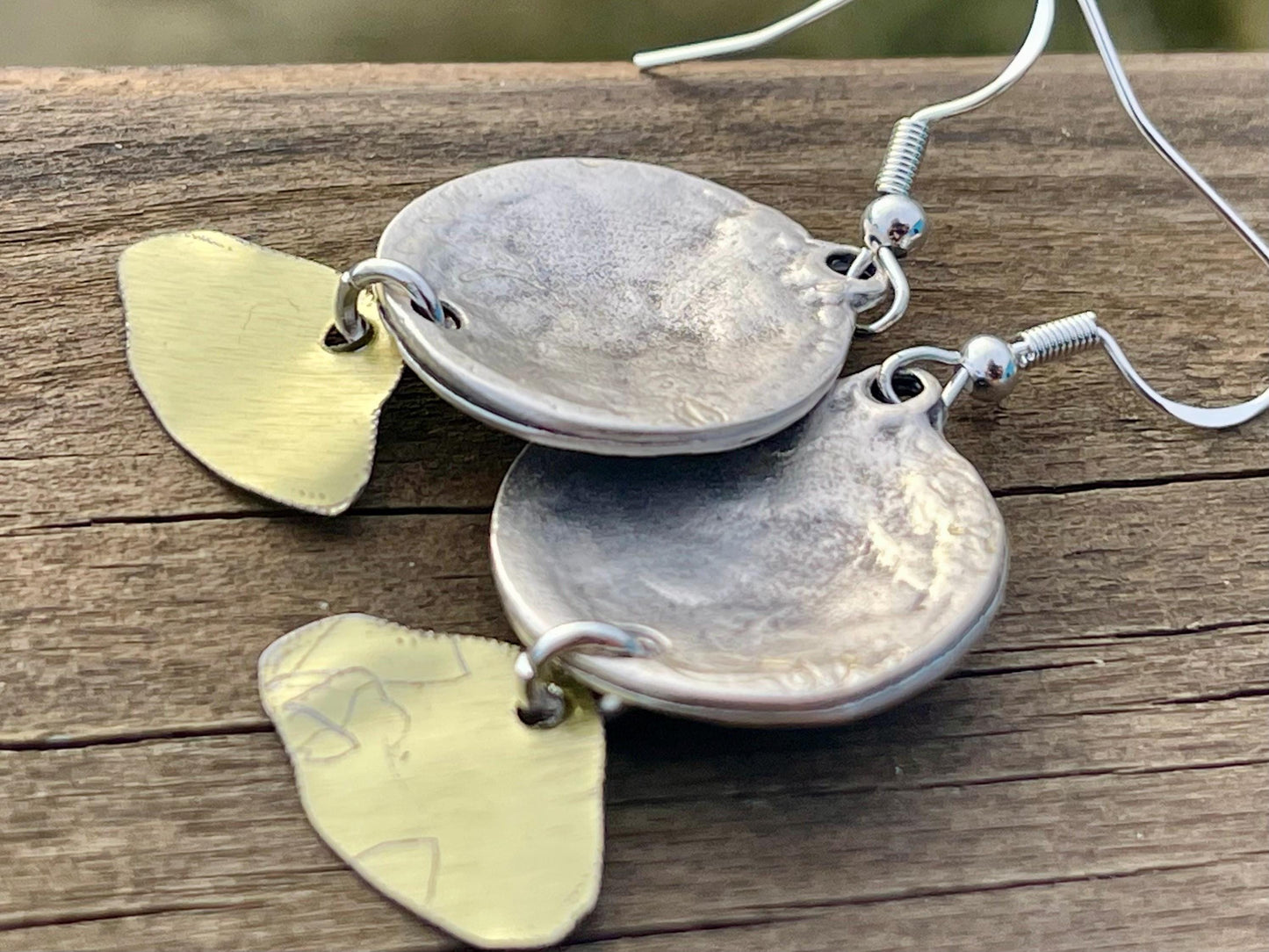 Bee earrings. Bee jewellery, boho jewellery, boho jewellery, unique earrings, eco friendly jewellery, gift for her, ethical jewellery