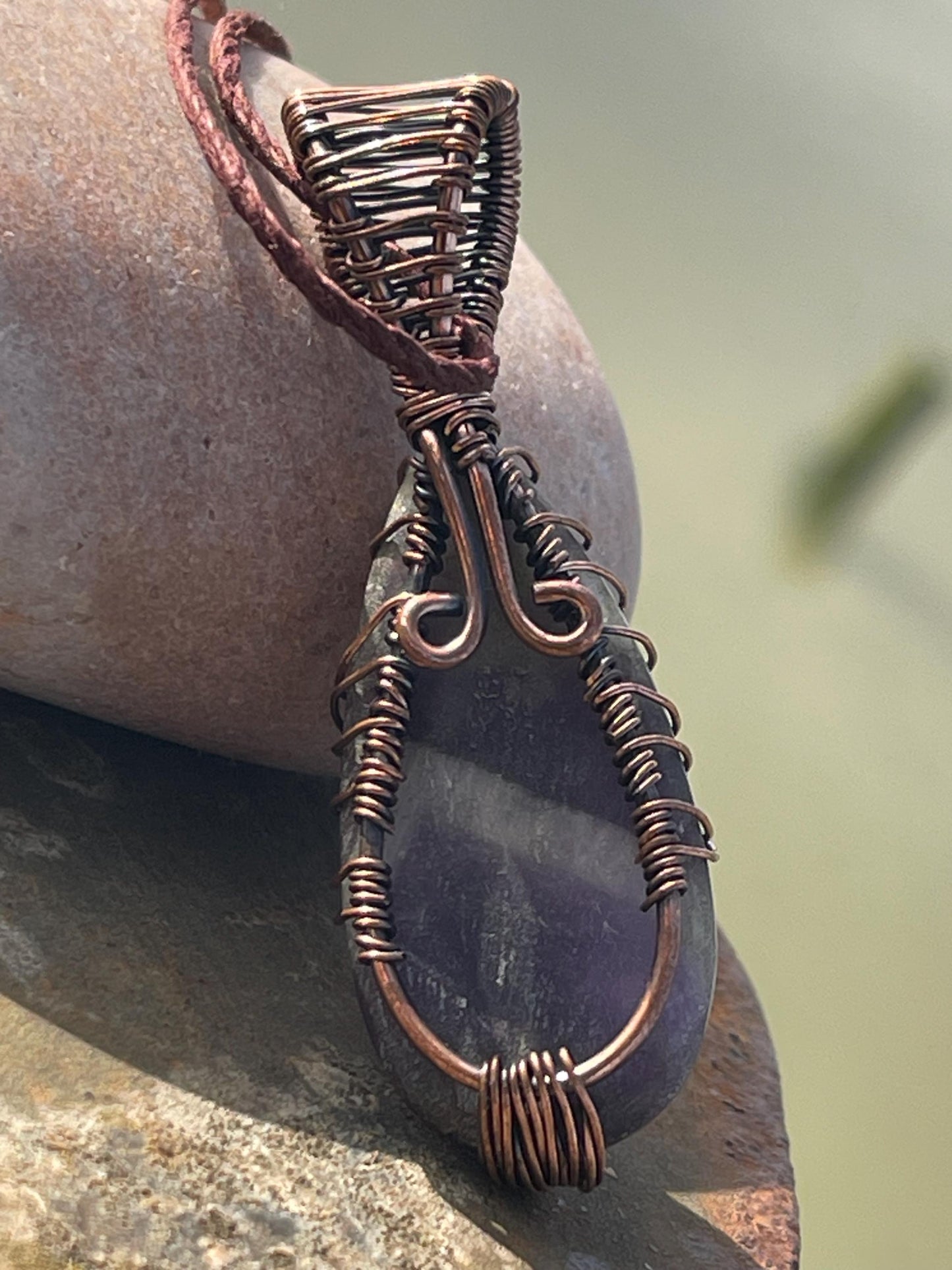 Amethyst necklace, boho necklace, gift for her, tree of life necklace, boho necklace, tree of life pendant. Tree of life jewellery