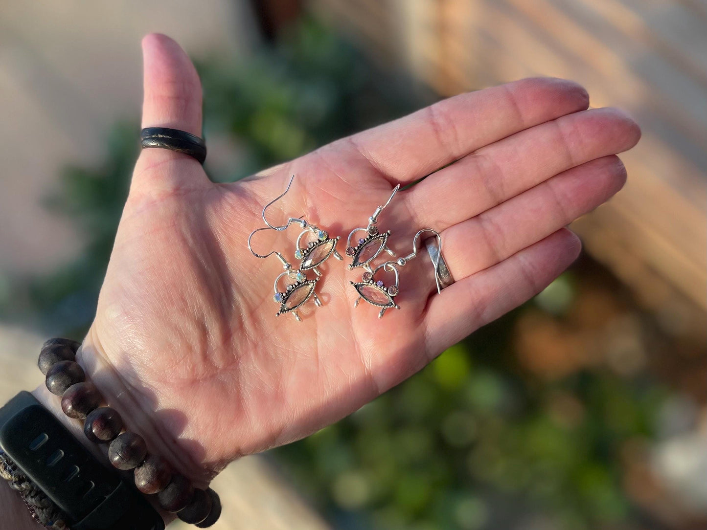 Wide Mouth Frog Earrings on recycled sterling silver. Eco friendly jewellery. Ethical jewelery. handmade frog jewellery. Gift for frog lover