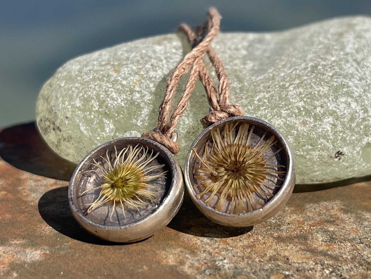 Daisy necklace, flower necklace, unique necklace, ethical gift for her, handmade necklace, Daisy jewellery, Daisy pendant, boho jewellery
