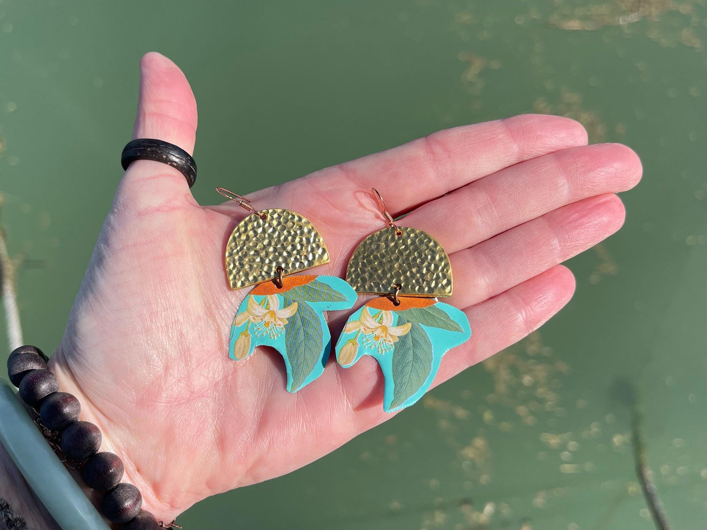 Tin can earrings, ethical jewellery, recycled jewellery, eco friendly jewellery, eco earrings, gift for her, fun earrings, eco friendly gift