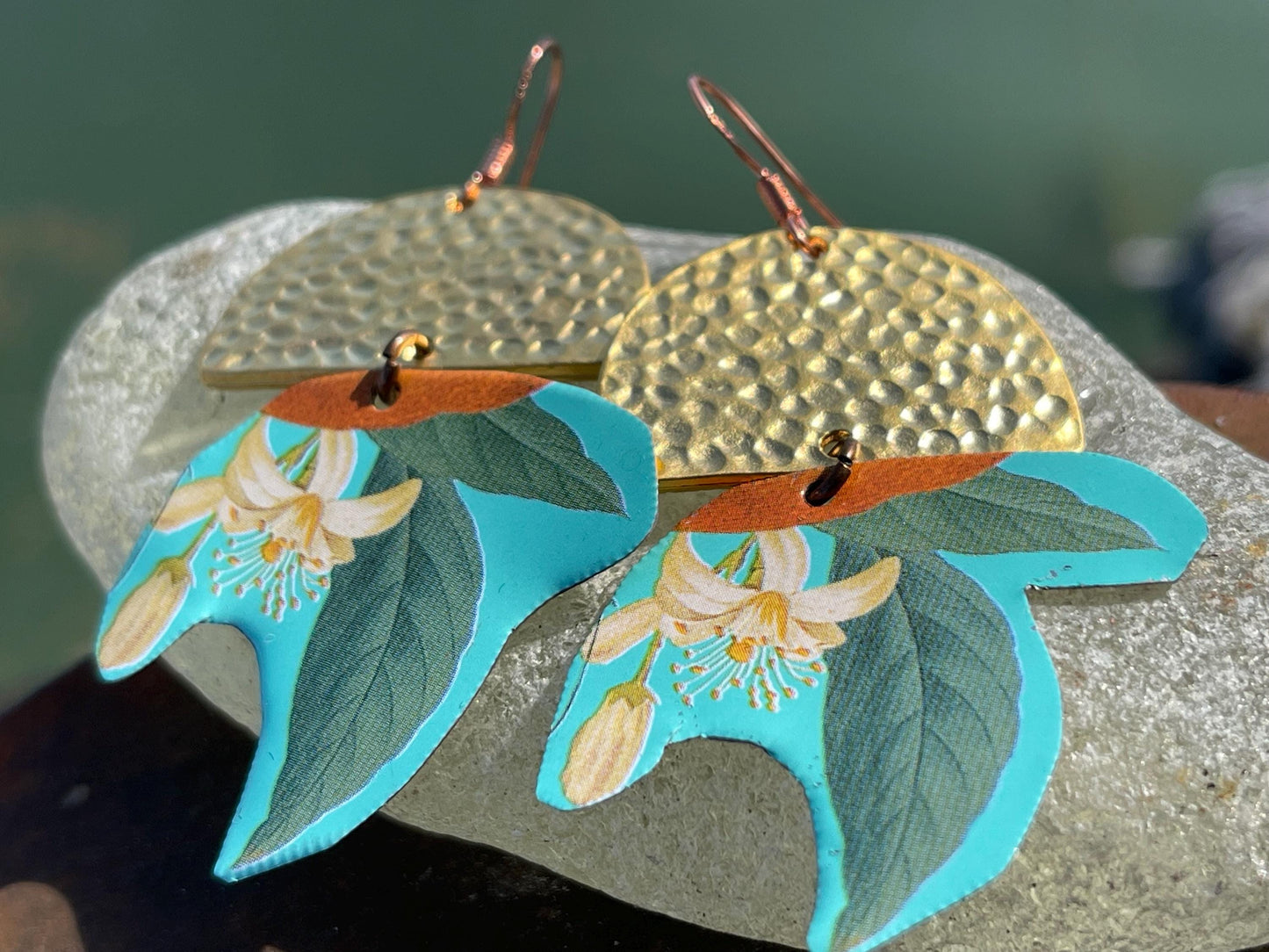 Tin can earrings, ethical jewellery, recycled jewellery, eco friendly jewellery, eco earrings, gift for her, fun earrings, eco friendly gift