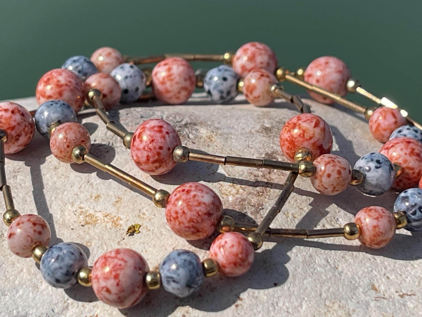 Stunning vintage necklace and earring set. Wedding jewellery. Eco friendly jewellery. Ehical jewellery, short length necklace and earrings.