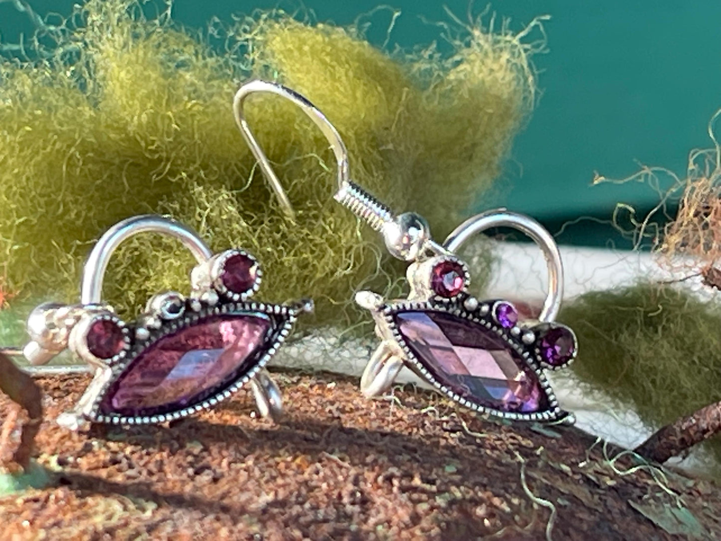 Wide Mouth Frog Earrings on recycled sterling silver. Eco friendly jewellery. Ethical jewelery. handmade frog jewellery. Gift for frog lover