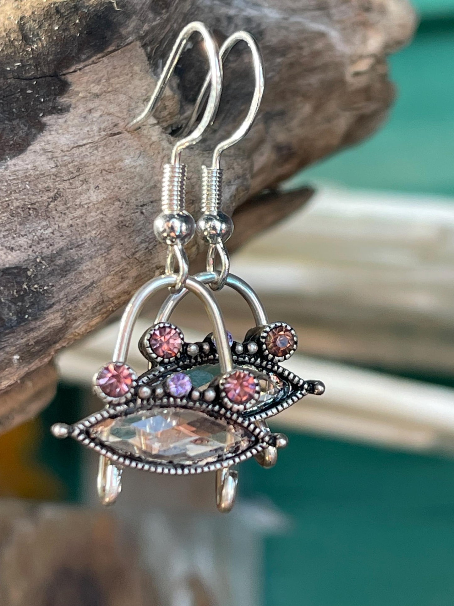 Wide Mouth Frog Earrings on recycled sterling silver. Eco friendly jewellery. Ethical jewelery. handmade frog jewellery. Gift for frog lover
