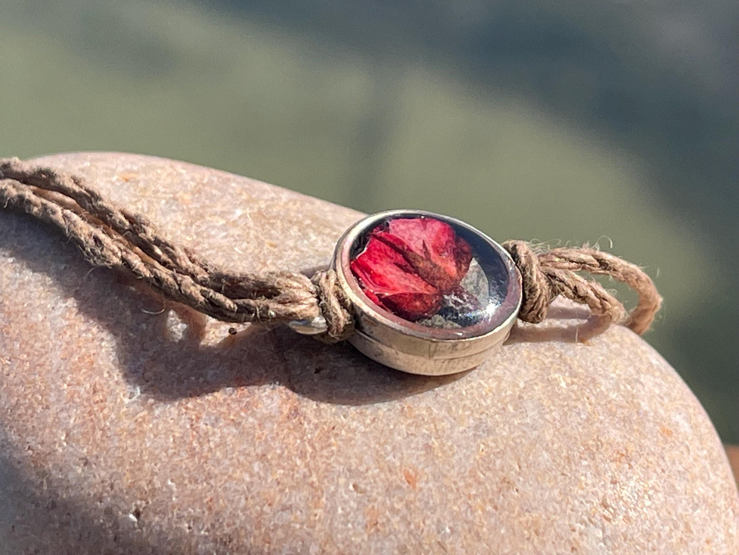 Flower necklace, ethical jewellery, rose necklace, handmade necklace, boho jewellery, floral bracelet, flower pendant, rose choker necklace
