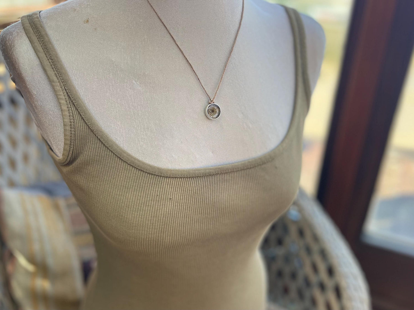 Daisy necklace, flower necklace, unique necklace, ethical gift for her, handmade necklace, Daisy jewellery, Daisy pendant, boho jewellery