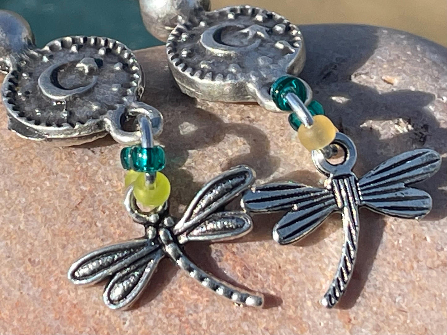 Dragonfly earrings. Gift for her, ethical jewellery dragonfly jewellery, dragonfly presents.