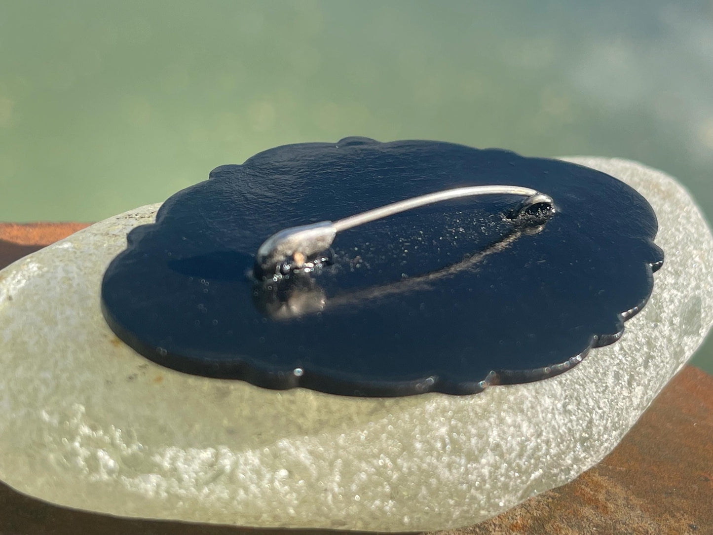 Vintage Russian brooch. Recycled brooch, eco friendly jewellery, ethical jewellery, large brooch. Eco friendly gifts, boho jewellery