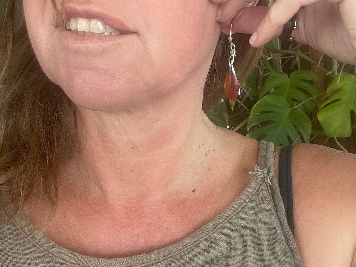 Stunning carnelian and onyx earrings on recycled sterling silver. Ethical jewellery, eco friendly jewellery, boho earrings, unique earrings.