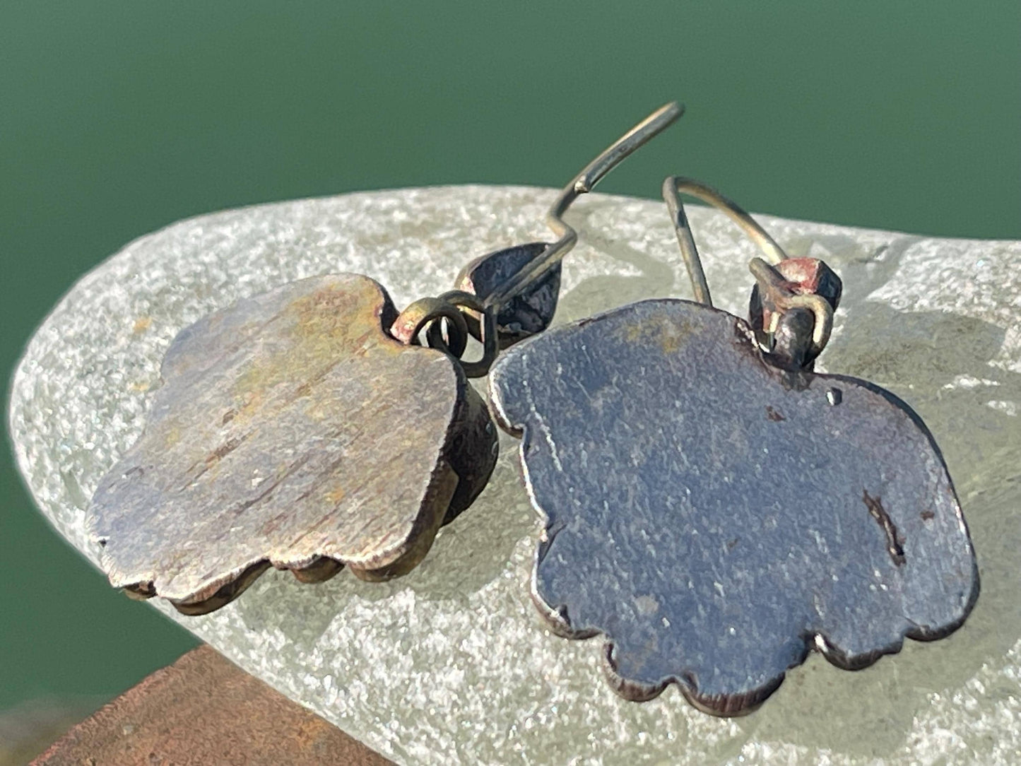 Gypsy jewellery, vintage heart earrings, heart jewellery, ethical jewellery, gypsy earrings, romantic gifts, eco friendly jewellery