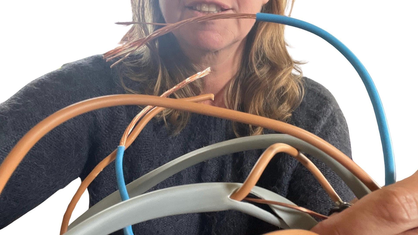 Handmade acorn earrings. Gift for gardener, made from real acorns, recycled copper and vintage beads. Eco friendly jewellery. Ethically made