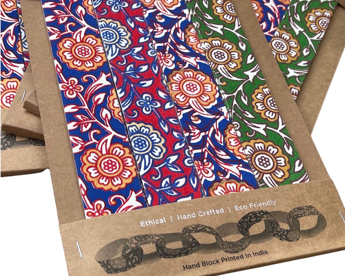 Recycled paper chains. Hand printed paper chains for parties and special occasions. Great family activity. Eco friendy paper garlands.