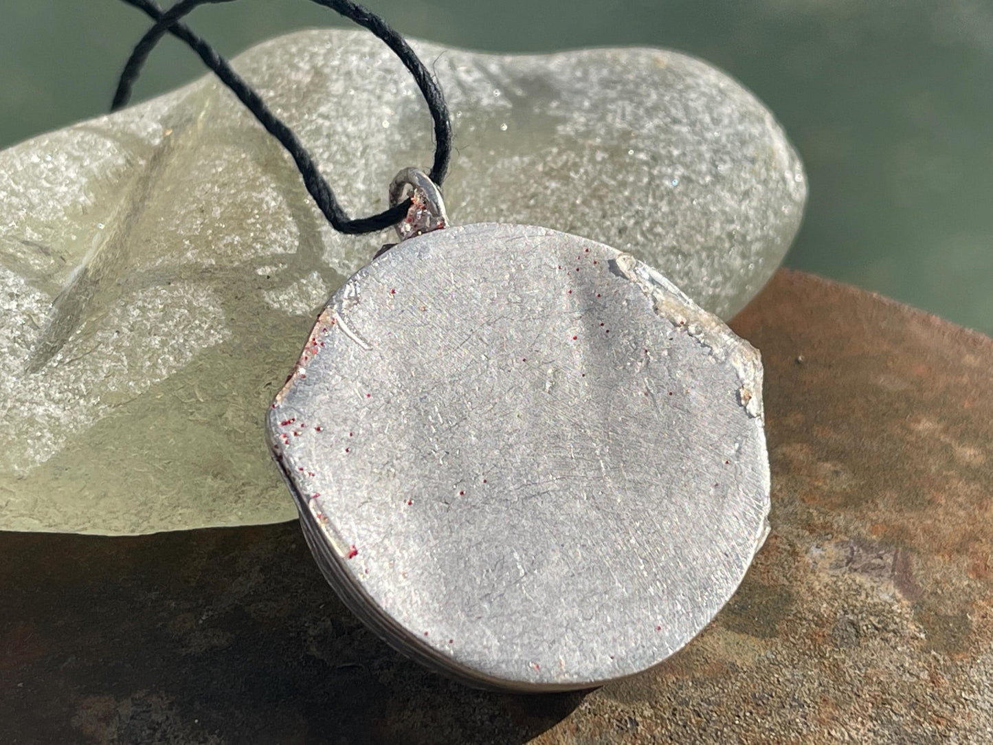 Wild garlic flower necklace, ethical jewellery, handmade necklace, boho jewellery, gift for her, flower pendant, handmade daisy necklace