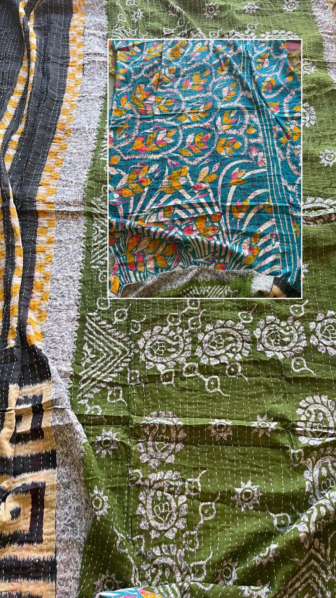 Vintage eco friendly throws. Eco friendly picnic blankets. Boho throws, throws for sofas, boho blankets, ethical throws, ethical home decor
