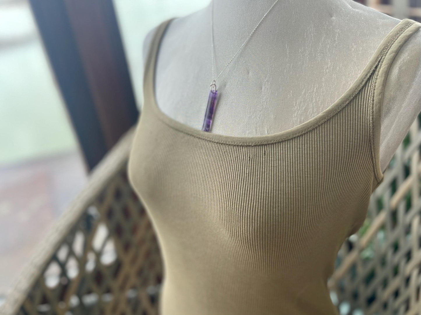 Amethyst pendant, amethyst necklace, amethyst jewellery, unusual gift for him, boho handmade necklace, romantic gift for her, boho pendant