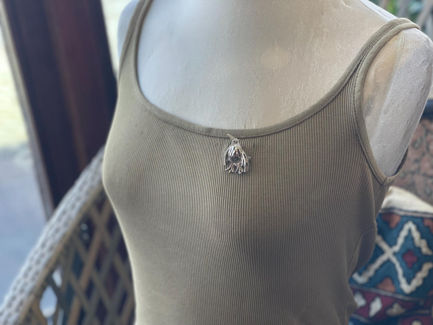 Penguin brooch. An unusual Christmas gift. Eco friendly jewellery. Christmas gift ideas. Eco friendly Christmas gifts. Christmas presents.