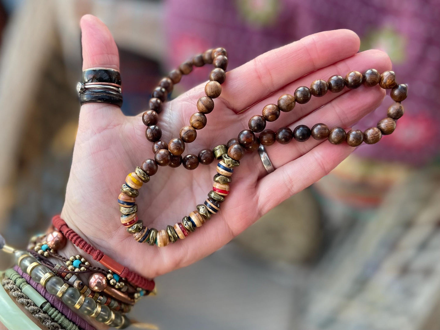 Handmade necklace made from old skateboards. Skateboard necklace. Unique gifts for men. Sustainable jewellery. Eco friendly necklaces.