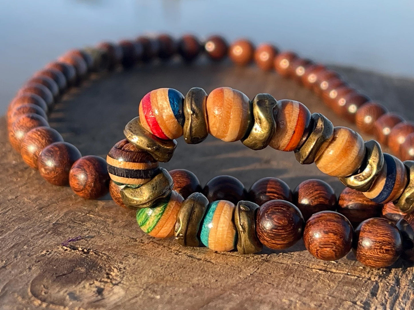 Handmade necklace made from old skateboards. Skateboard necklace. Unique gifts for men. Sustainable jewellery. Eco friendly necklaces.