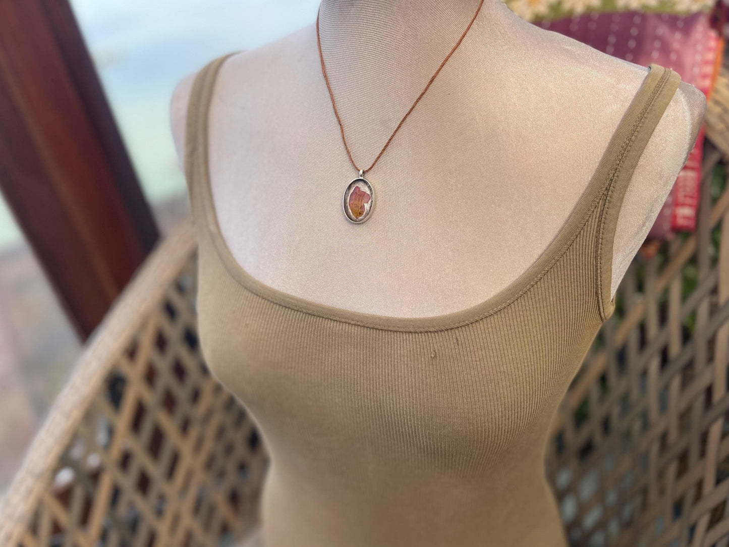 Rose necklace, flower necklace, romantic gift for her, boho necklace, rose pendant, handmade jewellery, handmade necklace, gift for gardener