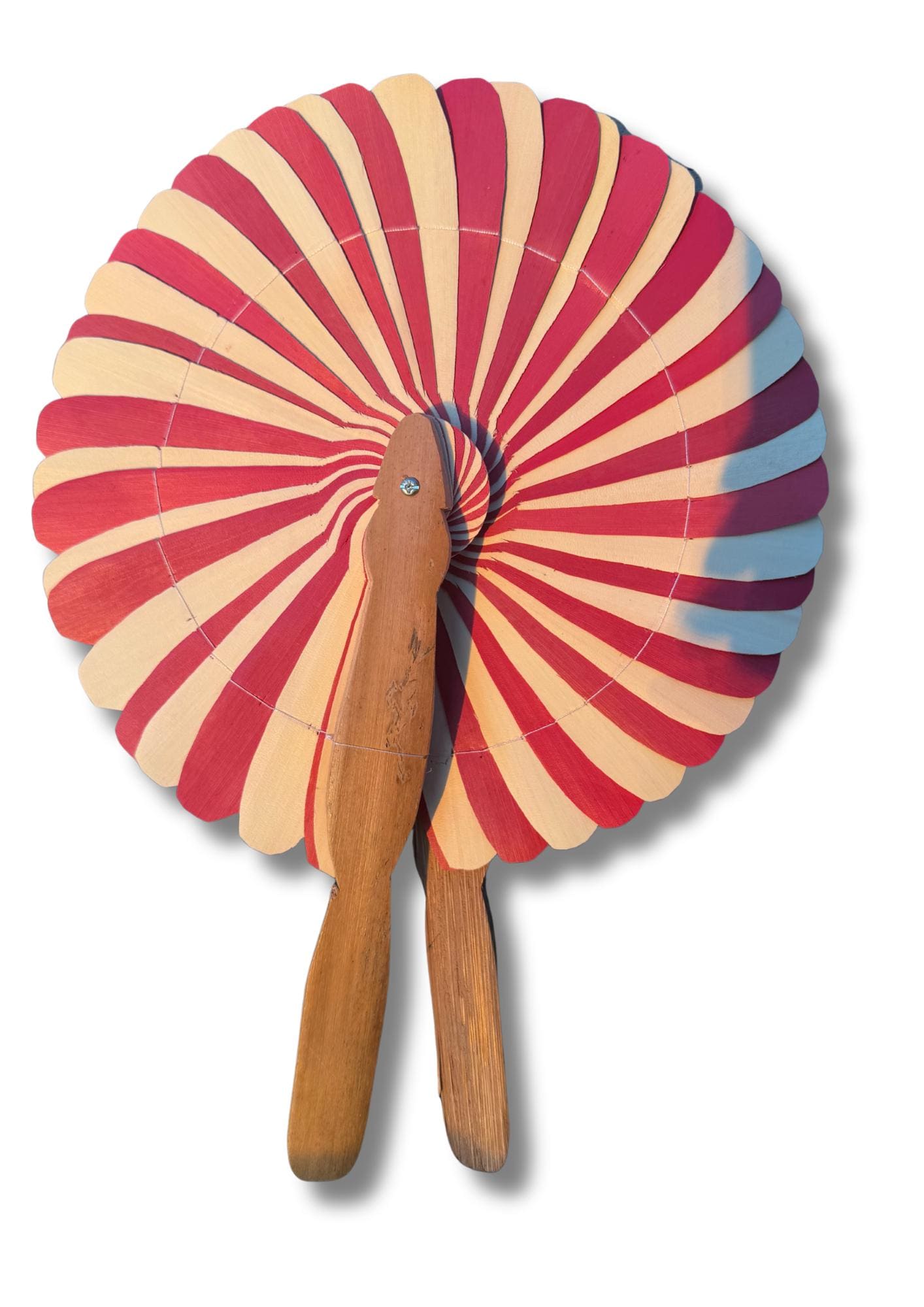 Absolutely beautiful eco friendly handheld bamboo fans. A wide range of colours. Large handmade fans. Eco gifts. Red, orange, green, purple.